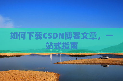如何下载CSDN博客文章，一站式指南